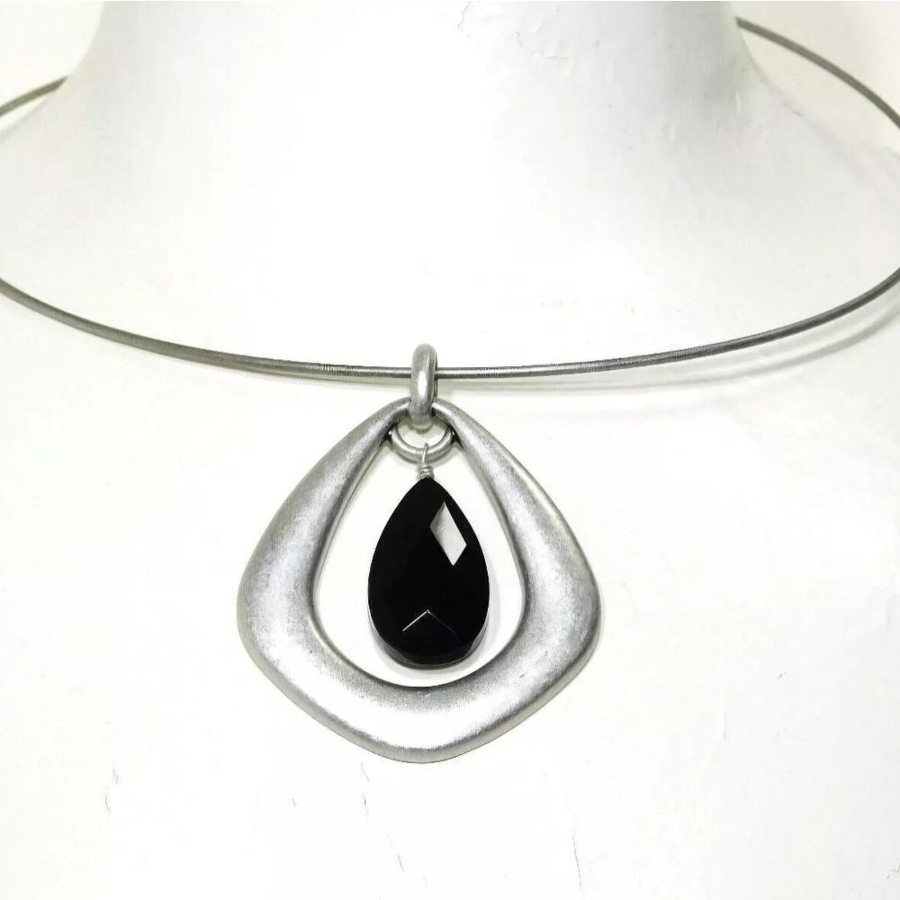 Lia Sophia CONCERTO  Pendant Collar Necklace, 17",  NWOT - Picture 3 of 4